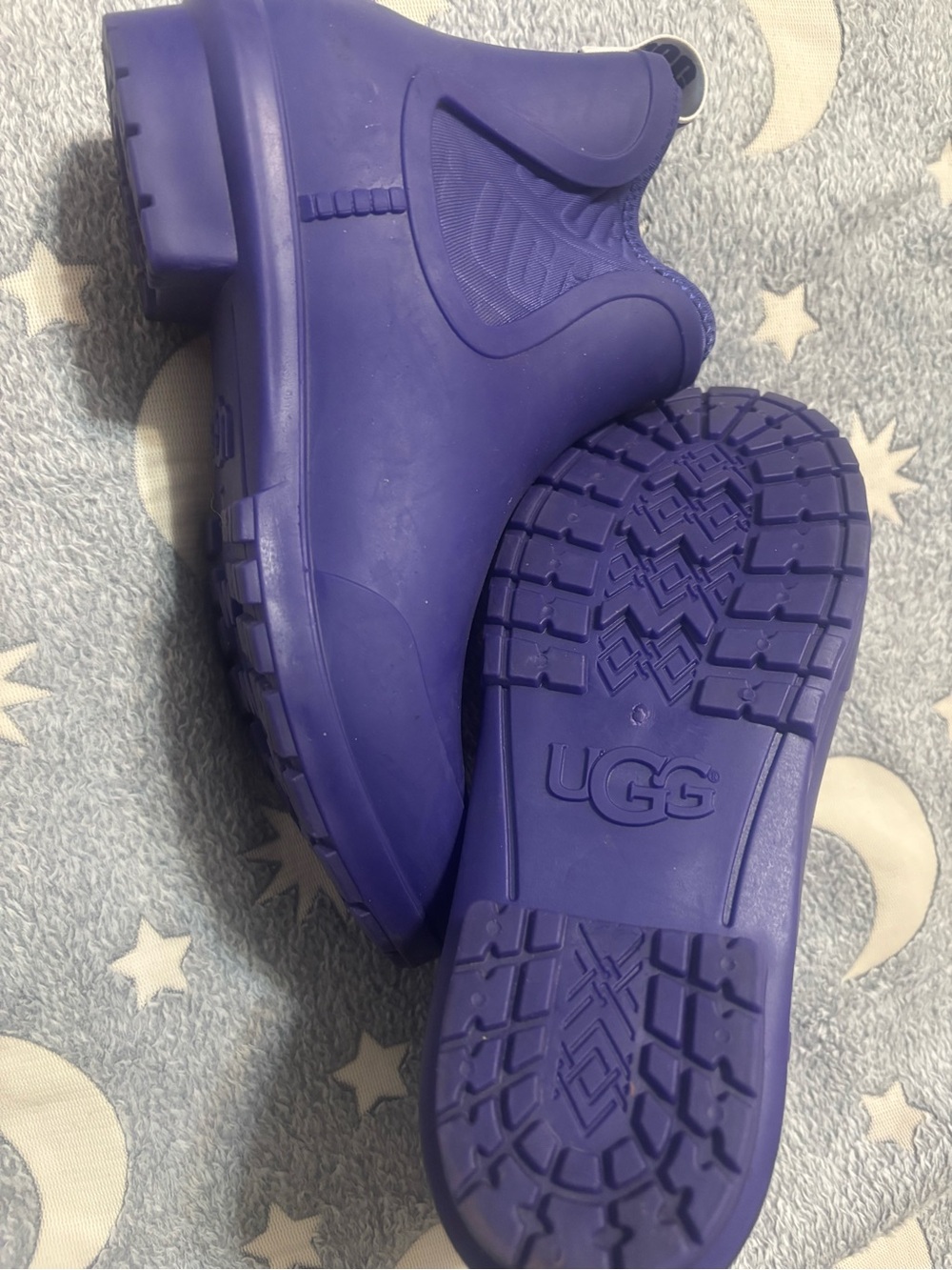 UGG  Purple Waterproof Rain Clogs